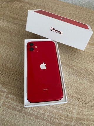 iPhone 11 Rojo 64GB + Powerbank y Cargador nuevos