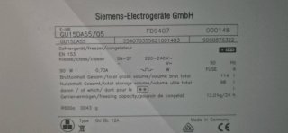 Congelador Siemens GU15DA55/05