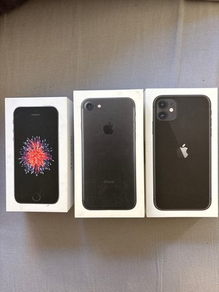 Iphone SE, Iphone 8 e Iphone 11