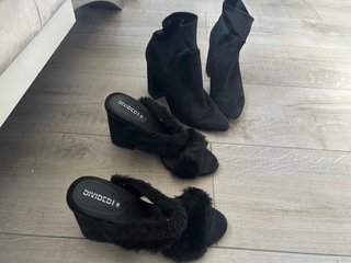 Tacones negros DIVIDCD talla 36