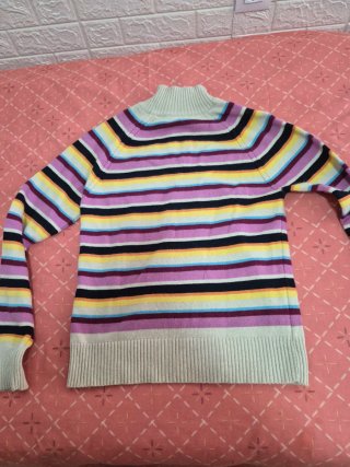 Jersey Lacoste rayas multicolor cremallera