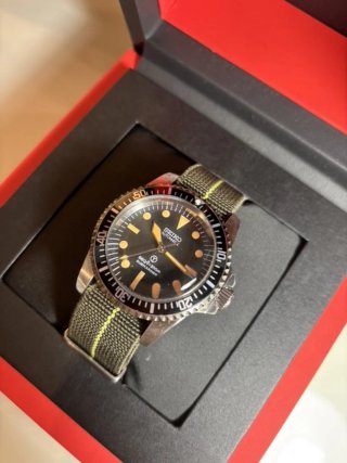 Seiko Mod - Submariner Vintage (Correa NATO)