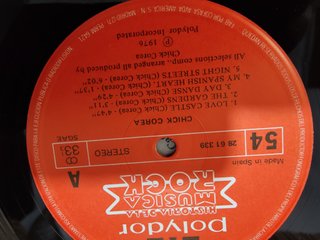 Vinilo Chick Corea - Historia de la Música Rock