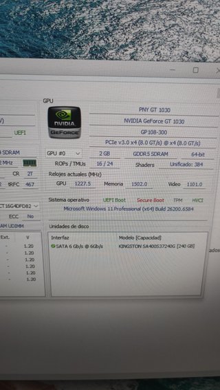 PC G6405 | GT1030 2GB | 16GB RAM | SSD