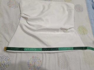 Top Zara Blanco roto Talla L