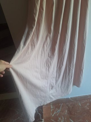 Vestido largo Zara rosa T M