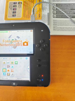 Nintendo 2DS Nero Blu Completo