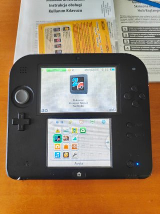 Nintendo 2DS Nero Blu Completo
