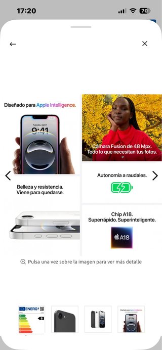 URGE VENTA HOY iPhone 16e 128GB PRECINTADO