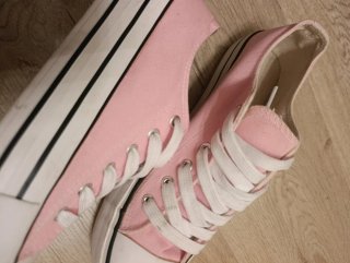 Zapatillas de lona rosas Tex 40
