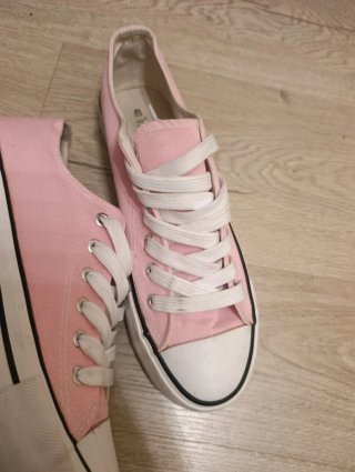 Zapatillas de lona rosas Tex 40