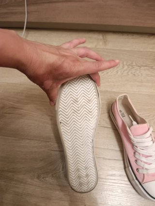 Zapatillas de lona rosas Tex 40