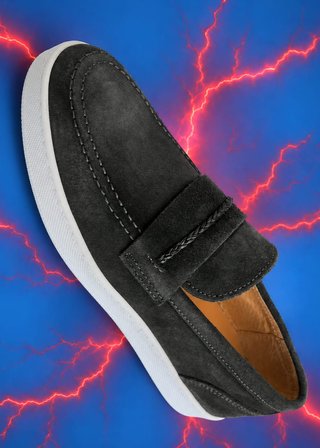 Scarpe uomo Made in Italy grigie