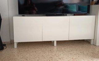 Mueble TV blanco (solo en persona)No hago envio
