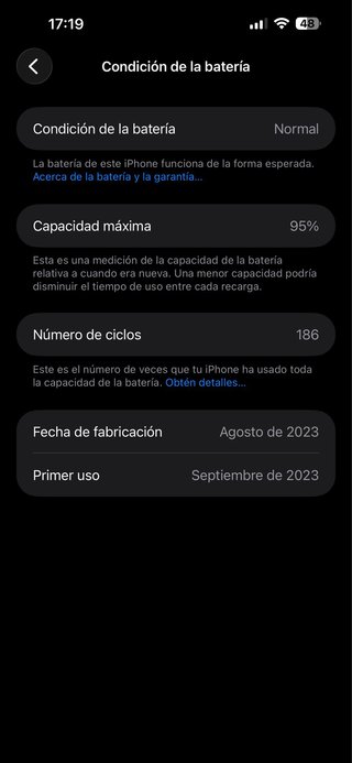 iPhone 15 Plus 128GB Negro - 95% Batería