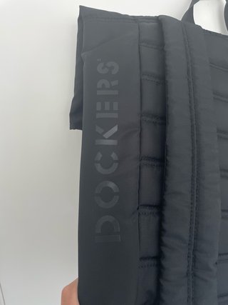 Mochila Dockers Negra Roll Top