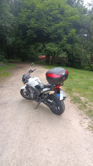 Honda CBF 600N Blanca