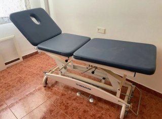 Camilla hidráulica de fisioterapia