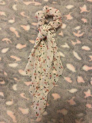 Set 4 elastici capelli con foulard