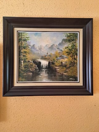 2 Dipinti a Olio di H. Paris (Paesaggi)