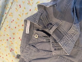 Pantalones Cargo Azul Mujer