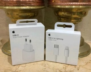 Cargador iPhone USB-C 20W y Cable USB-C a Lightnin