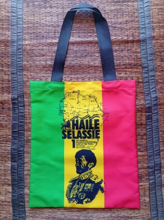 Bolsa Tote Haile Selassie Rasta África Etiopía