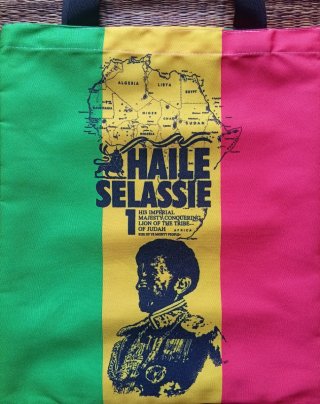 Bolsa Tote Haile Selassie Rasta África Etiopía