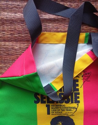 Bolsa Tote Haile Selassie Rasta África Etiopía