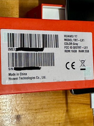 Huawei Y7 Grigio NUOVO