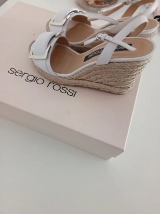 Sandalo con zeppa Sergio Rossi