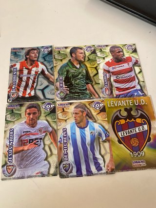 Lote cromos fútbol retro Ronaldinho 2006, etc.