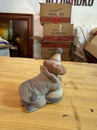 Figura Lladró Payaso y Perro