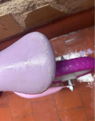 Bicicleta de equilibrio rosa para niños