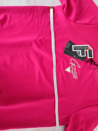 Guess Camiseta Rosa Estampada