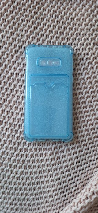 Funda Tarjetero Azul Samsung S10e