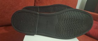 Mocassini Geox Pelle Nera Lucida  nr. 44