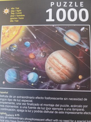 Puzzle Educa 1000 Piezas Sistema Solar