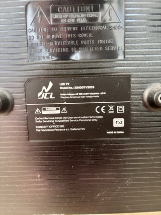 Televisor JCL Negro