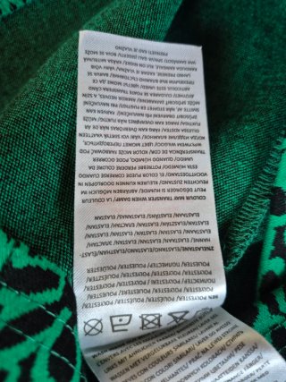 Vestito verde con fantasia nera Brave Soul