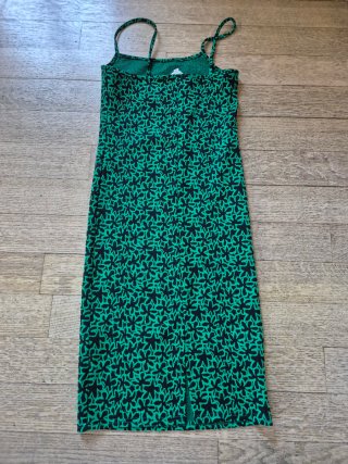 Vestito verde con fantasia nera Brave Soul