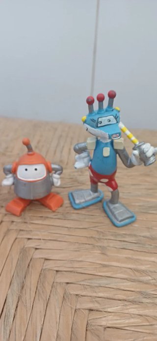 Lote 4 Figuras Vintage PVC Robotins