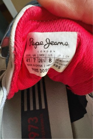 Deportivas Pepe Jeans Azul y Rojo