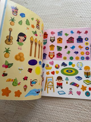 Libro 500 pegatinas de fantasía (nuevo)