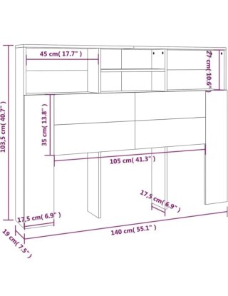 Cabecero Estantería Madera