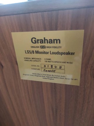 Graham Audio LS 5/8 Altavoces
