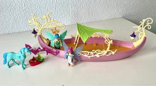Barca de Hadas Playmobil y Unicornio