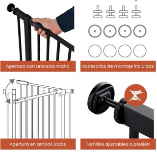 Hauck Open N Stop 2 Puerta de seguridad 75-80 cm