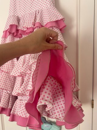 Vestido Flamenca Niña Talla 8 Años