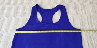 Camiseta tirantes Domyos azul